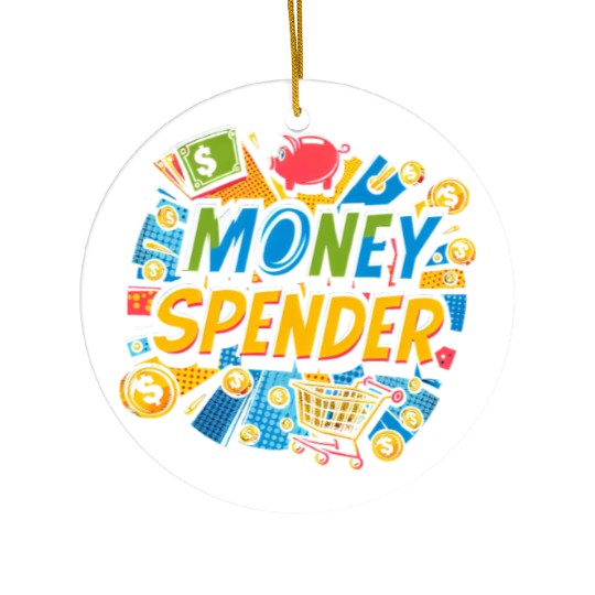 Money Spender 7 Ceramic Ornaments