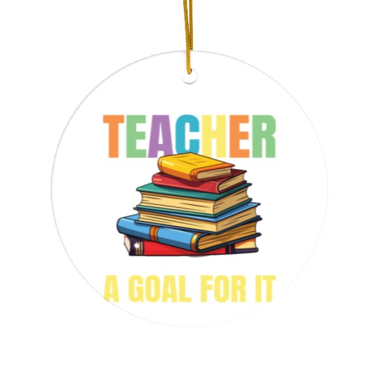 I'm a SPED teacher for a School Counselor Ceramic Ornaments