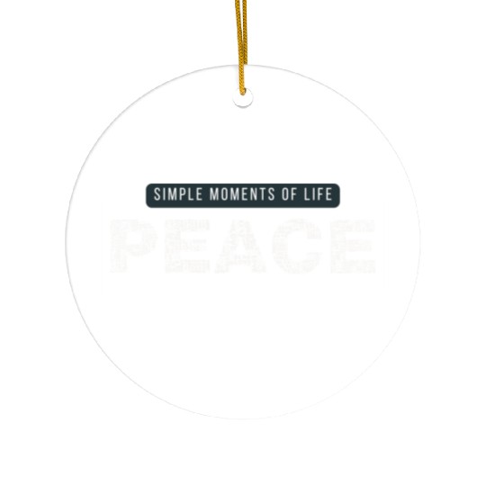 Dark Green and White Simple Modern Typography Ceramic Ornaments