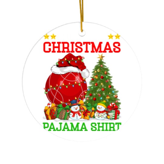 Bocce Christmas Tree Lights Ceramic Ornaments