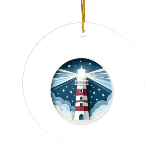 Be the light Ceramic Ornaments