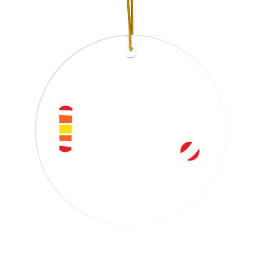 Croquet is like golf but with bigger balls Ceramic Ornaments