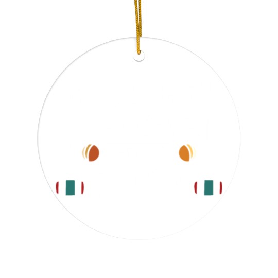 I beat people with a stick Croquet player Ceramic Ornaments