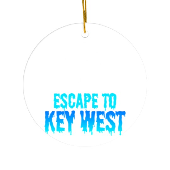 Florida Sailing FLYING TO KEY-WEST Sunshine-State Ceramic Ornaments