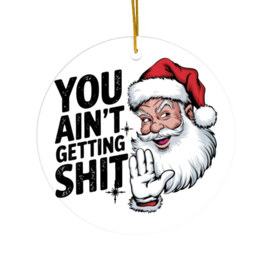 Santa Claus Christmas, Merry Christmas Ceramic Ornaments