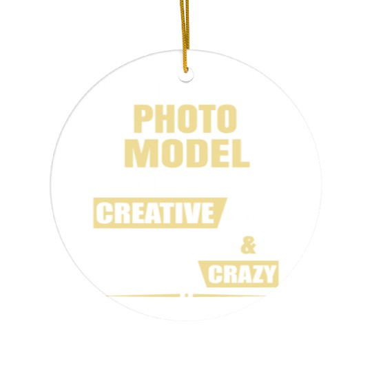 Photo Model Creative Cool And Crazy Ceramic Ornaments