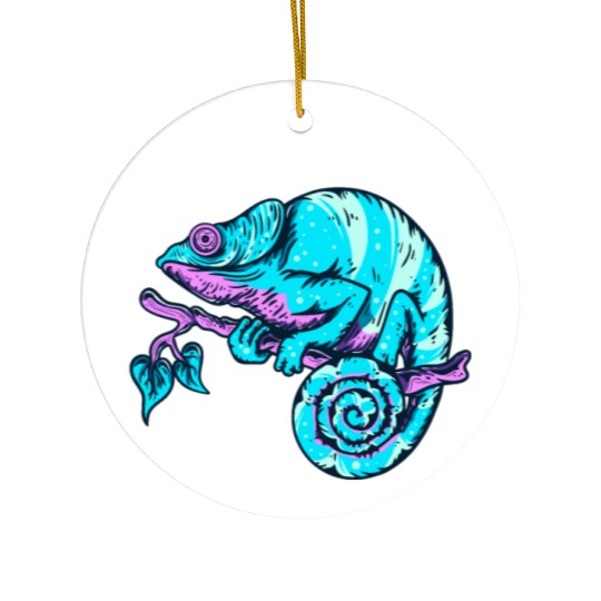 Chameleon Ceramic Ornaments