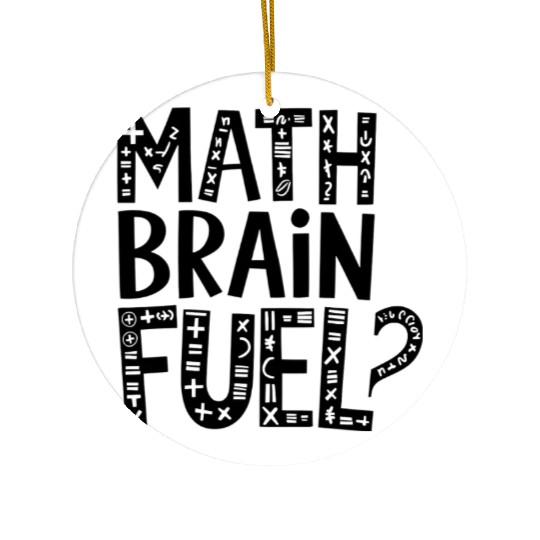 Math Geek Apparel Ceramic Ornaments