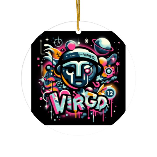 planet virgo robo Ceramic Ornaments