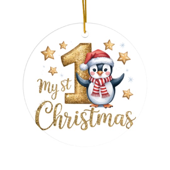 Merry Christmas, Christmas Retro Ceramic Ornaments