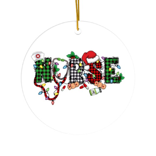 Nurse Christmas, Christmas Vintage Ceramic Ornaments