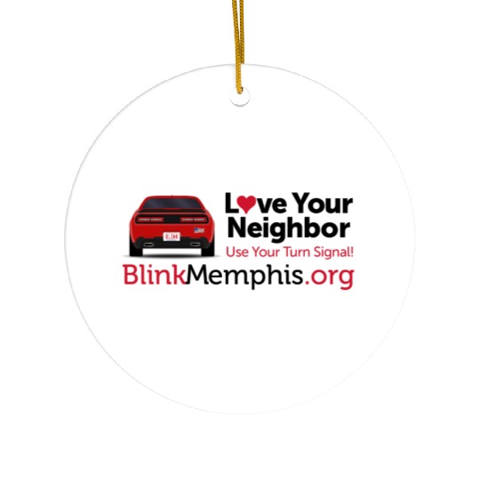 Blink Memphis Ceramic Ornaments