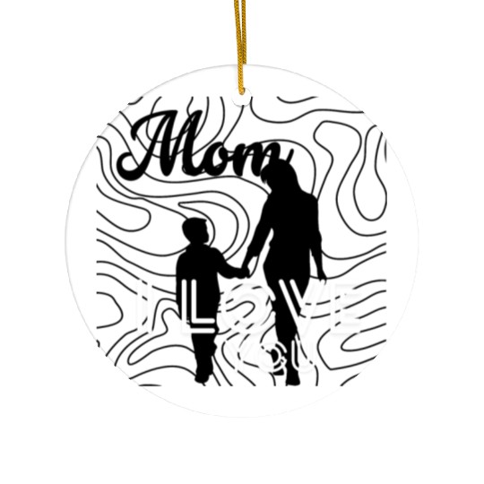 mom i love you Ceramic Ornaments