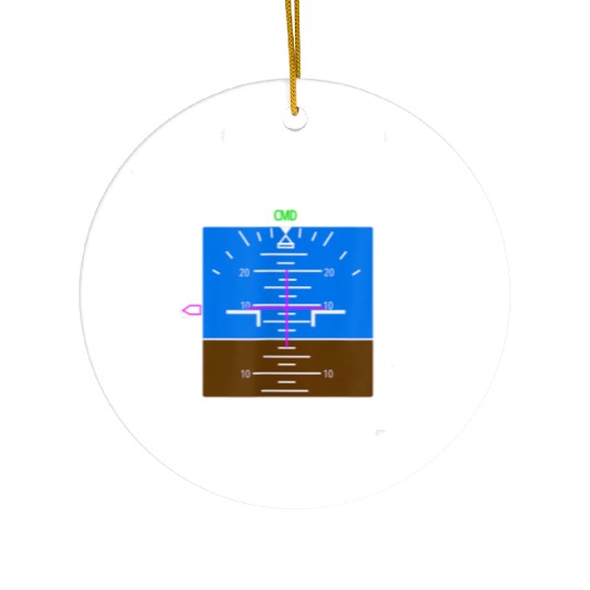 Positive Attitude Aviation Pilot - Primary Flight Ceramic Ornaments