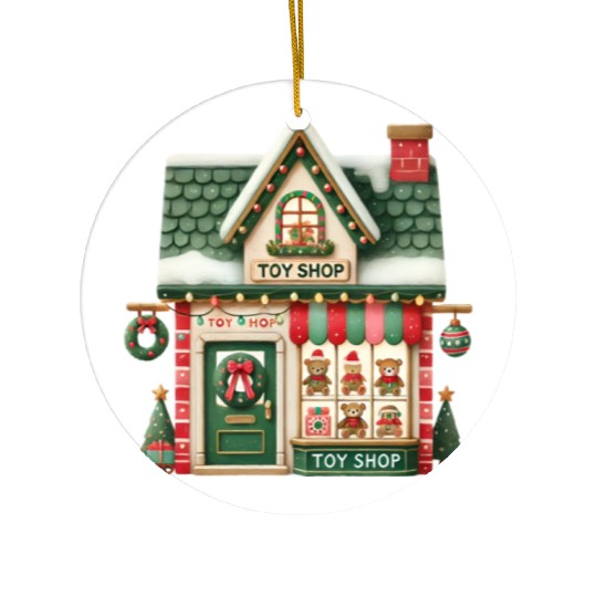 Merry Christmas, Christmas Vintage Ceramic Ornaments