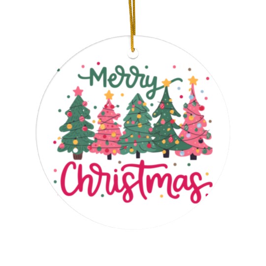 Merry Christmas, Christmas Tree Ceramic Ornaments