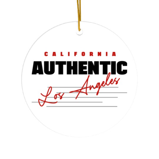 Los Angeles Ceramic Ornaments