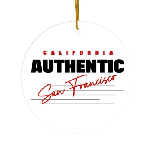 San Francisco Ceramic Ornaments