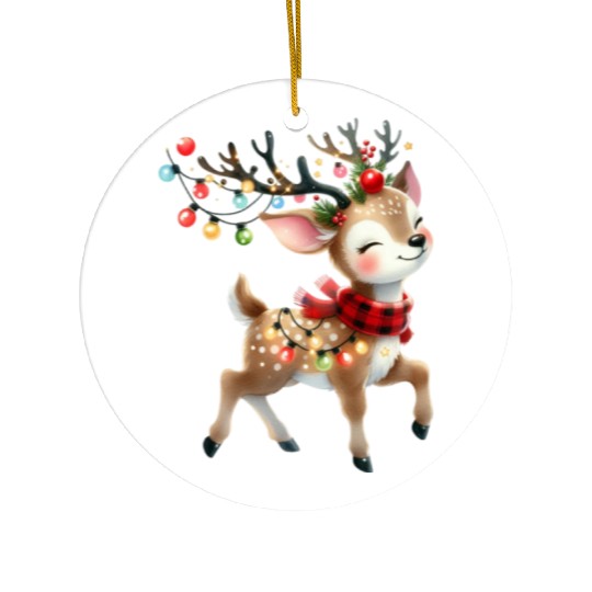 Gingerbread Christmas, Funny Christmas Ceramic Ornaments