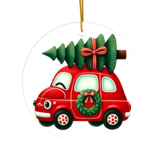 Merry Christmas, Christmas Vintage Ceramic Ornaments