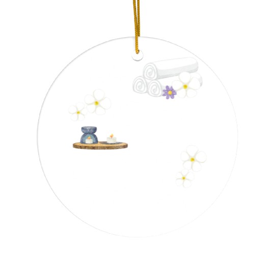 Wellness Vacation Healthy Youth Ceramic Ornaments