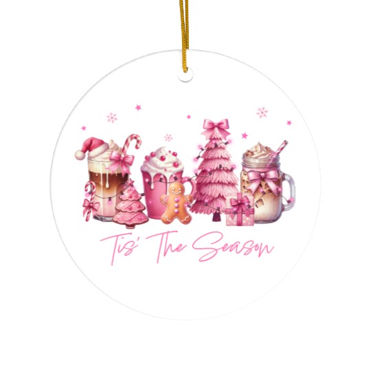 Tis The Season Ceramic Ornaments
