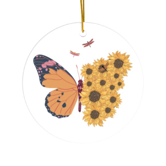Butterfly design products Ceramic Ornaments