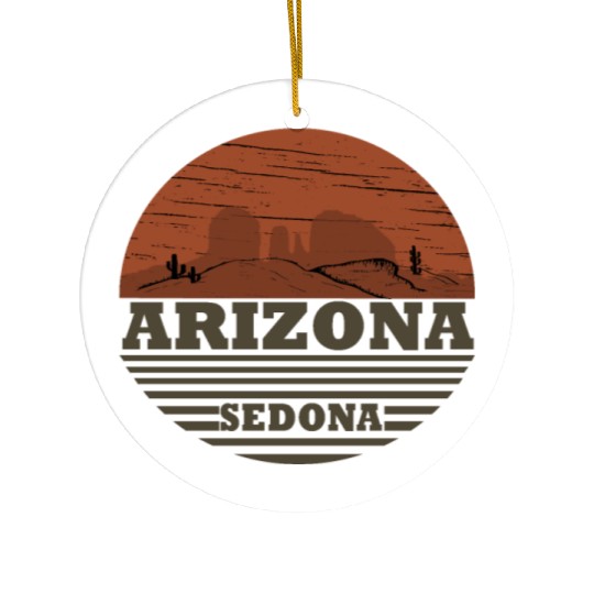Arizonna Sedona Ceramic Ornaments