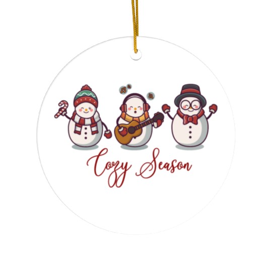 Cozy Season Ceramic Ornaments