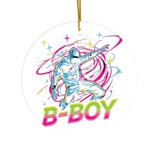 B-Boy Breakdance Breakdancer Urban Hip Hop Ceramic Ornaments