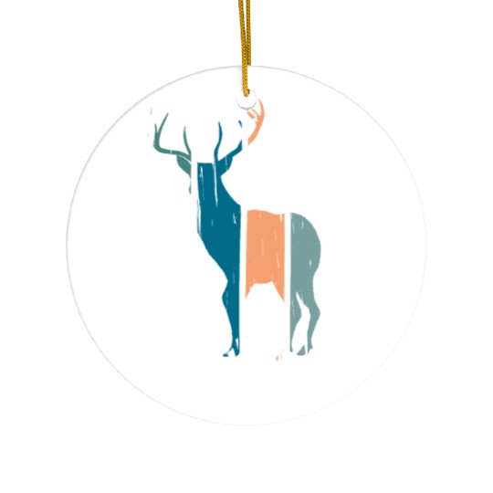 Elk Hunting Elkaholic Hunters Ceramic Ornaments