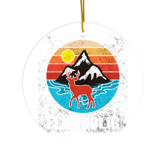 Elk Hunting Elkaholic Hunters Ceramic Ornaments