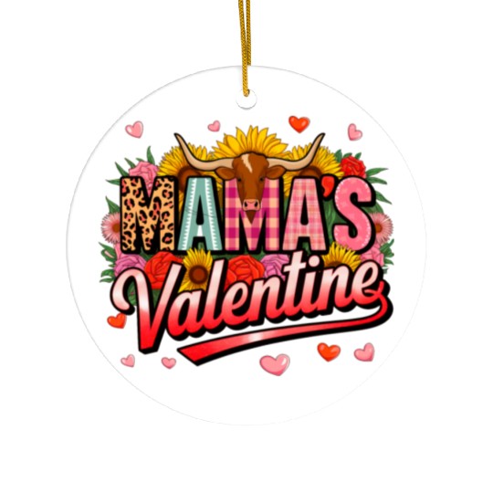 Valentines, Valentines Day, Retro Valentine Ceramic Ornaments