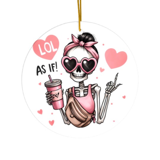 Happy Valentines, Valentine Retro Ceramic Ornaments