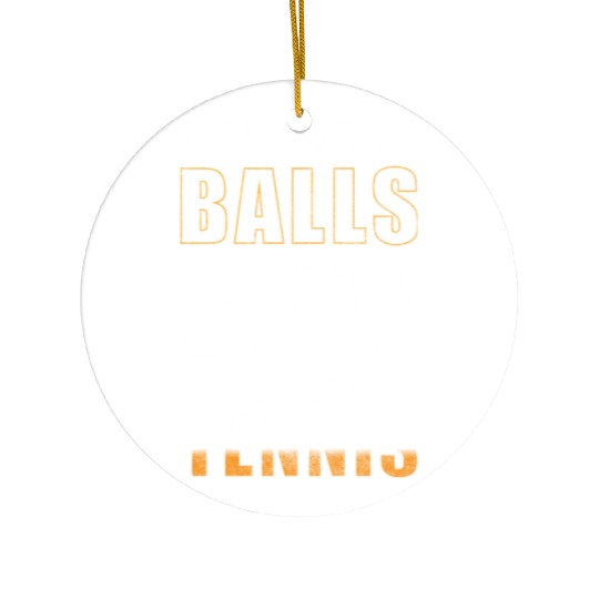 Tennis Ball Competitive Sport Workout Tournament Ceramic Ornaments