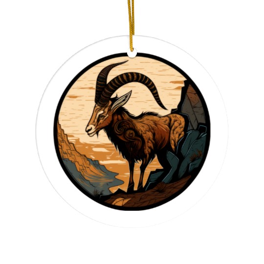 Capricorn Ceramic Ornaments