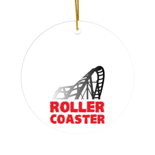 My Heart Beats for Roller Coaster Ceramic Ornaments