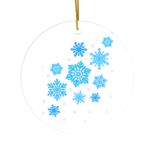 snowflakes Ceramic Ornaments