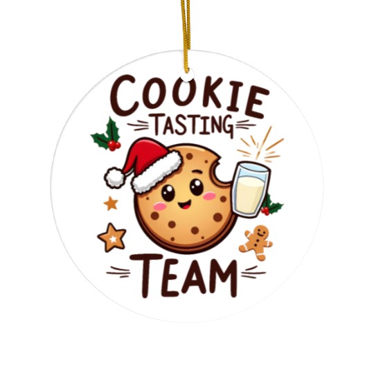Cookie Tasting Team Ceramic Ornaments