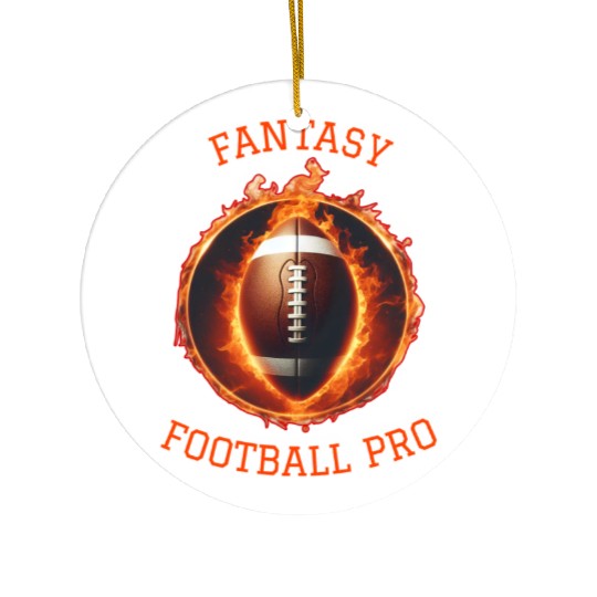 Fantasy Football King Ceramic Ornaments
