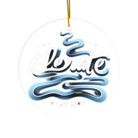 Elevate (A Brand by Uncle SoLo & Austin Bombaye) Ceramic Ornaments
