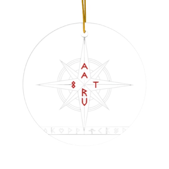 Asatru Valhalla Scandinavian Pride Norsemen Viking Ceramic Ornaments