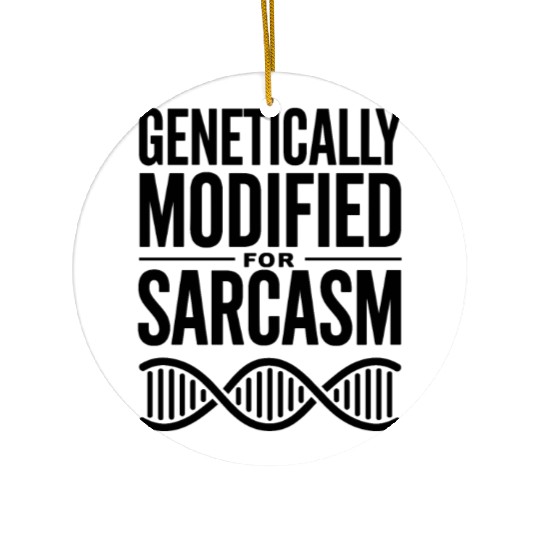 Sarcastic Genealogy DNA Test Genetics Biologist Ceramic Ornaments