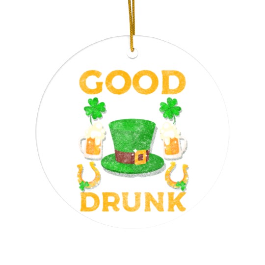 Pub Shamrock Gold World Tour Ceramic Ornaments