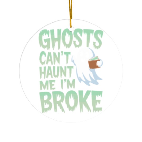 Paranormal Comedy Funny Ghost Humor Lighthearted Ceramic Ornaments