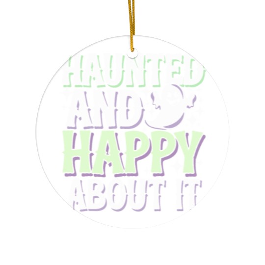 Paranormal Comedy Funny Ghost Humor Lighthearted Ceramic Ornaments