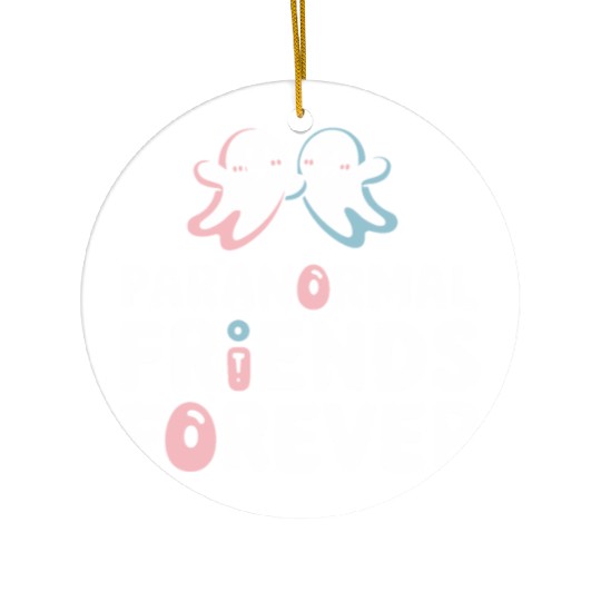 Paranormal Comedy Funny Ghost Humor Lighthearted Ceramic Ornaments