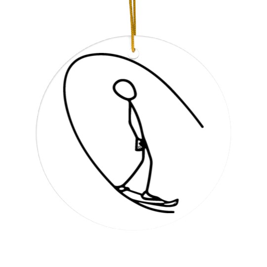 Surfer surfing the wave Ceramic Ornaments