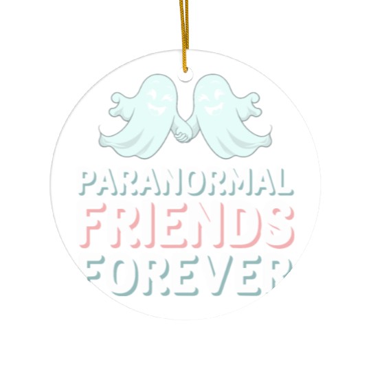 Paranormal Comedy Funny Ghost Humor Lighthearted Ceramic Ornaments