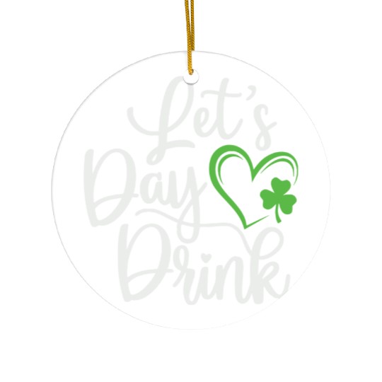 St Patricks Day,Shamrock Ceramic Ornaments